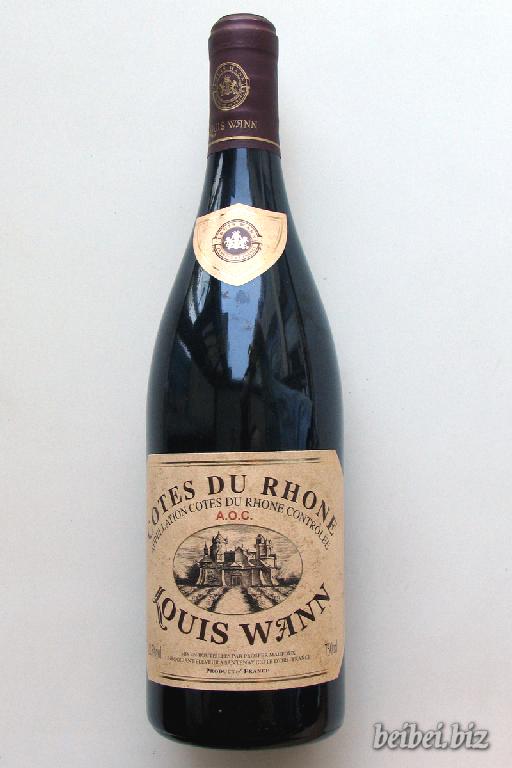 cotes du rhone 怀疑的 路易世家牌干红葡萄酒